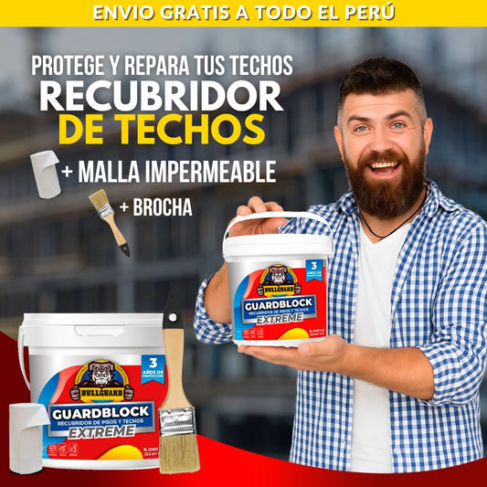 KIT RECUBRIDOR DE PISOS Y TECHOS + BROCHA + MALLA F4